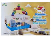 قفص هامستر وقوارض 1-1507 حجم كبير بأبعاد (44×30×26...