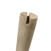 مجثم وقوف عريض ومتين من الخشب الطبيعي للطيور والبب...