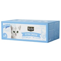 كت كات كيتين طعام رطب للقطط الصغيرة رقائق الدجاج ف...
