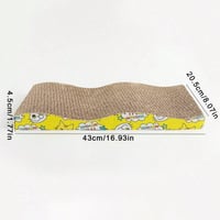 خداشة قطط قابلة للعكس ذات وجهين من الورق المقوى ال...