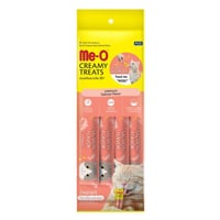 مي أو مكافآت كريمية للقطط بنكهة السالمون 4 × 15 جم