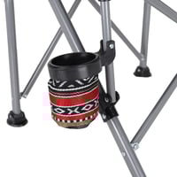 كرسي بحر قماش سدو مع حامل كوب وحافظة