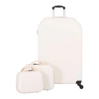 طقم شنط سفر - مكون من 7 قطع يشمل 5 شنط تروللي وشنط...