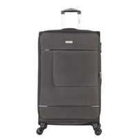 طقم شنط سفر قماش 3 قطع دبل كفرات هيكل ألمونيوم وسح...