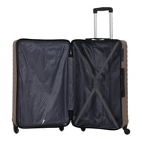 طقم شنط فايبر ABS مكون من 4 قطع يشمل حقيبة مكياج -...