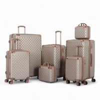 طقم شنط سفر دبش عرايس 7 قطع بسحاب متين - كفرات مزد...