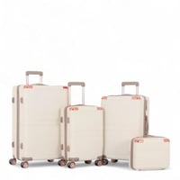 طقم حقائب سفر من 4 قطع - بكفرات دوارة360 درجة - وق...