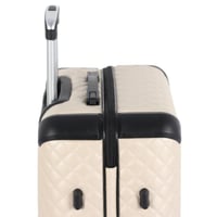 طقم حقائب سفر فاخرة ومحصنة - 5 قطع (3 ترولي + 2 حق...