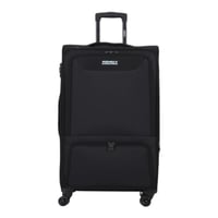 طقم شنط سفر قماش 3 قطع دبل كفرات هيكل ألمونيوم وسح...