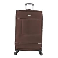 طقم شنط سفر قماش 3 قطع دبل كفرات هيكل ألمونيوم وسح...