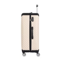 طقم حقائب سفر فاخرة ومحصنة - 5 قطع (3 ترولي + 2 حق...