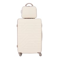 طقم حقائب سفر من 4 قطع - بكفرات دوارة360 درجة - وق...