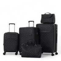 طقم شنط سفر أنيق وعصري - مكون من 5 قطع ويشمل 3 شنط...