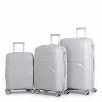 طقم حقائب سفر - مكون من 3 قطع - مصنوع من البولي بر...