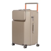 طقم حقائب سفر صلبه مكون من 3 قطع بكفرات دبل وحامل...