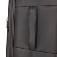 طقم شنط سفر قماش 3 قطع دبل كفرات هيكل ألمونيوم وسح...