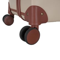 طقم حقائب سفر كلاسيكية من 4 قطع – مغطاة بجلد فاخر...