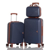 طقم شنط مميز صلبه - مكون من 3 قطع ABS-كفرات دواره...