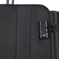 طقم شنط سفر قماش جودة عالية ب5 عجلات مكون من 3 قطع