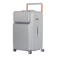 طقم حقائب سفر صلبه مكون من 3 قطع بكفرات دبل وحامل...