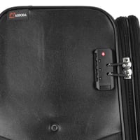 طقم حقائب سفر جلد 3 قطع بخامة جلد PU الفاخرة، تصمي...