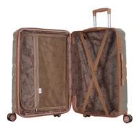 طقم شنط سفر صلب - مكون من 3 قطع - كفرات دبل مرنه ب...