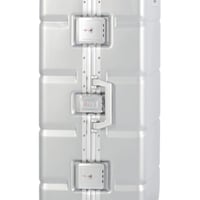 طقم حقائب سفر فاخرة من الألومنيوم - 3 قطع بتصميم ع...