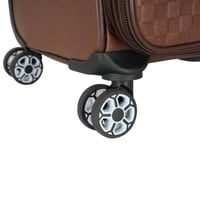 طقم حقائب سفر جلد 3 قطع بخامة جلد PU الفاخرة، تصمي...