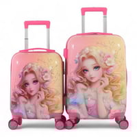 طقم شنط سفر اطفال تتزين بشخصيات مختلفه - مكون من 2...