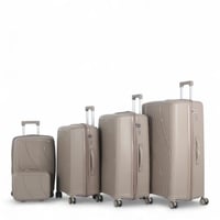 طقم حقائب سفر فاخرة ومتكاملة - 5 قطع من البولي برو...