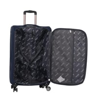 طقم حقائب سفر قماشي مكون من 3 قطع . تتميز الحقائب...