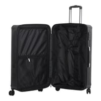 طقم حقائب سفر فاخرة ومحصنة - 4 قطع (3 ترولي + 1 حق...