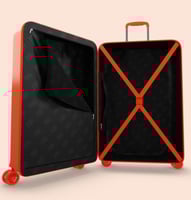 حقيبة سفر من | Bande a part | ضد الكسر - 4 عجلات م...