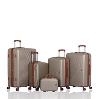 طقم حقائب سفر دبش عروسة - مكون من 5قطع يشمل -بكفرا...