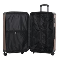 طقم حقائب سفر فاخرة ومحصنة - 4 قطع (3 ترولي + 1 حق...