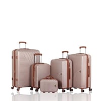 طقم حقائب سفر دبش عروسة - مكون من 5قطع يشمل -بكفرا...