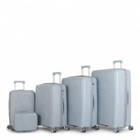 طقم حقائب سفر فاخرة ومتكاملة - 5 قطع من البولي برو...