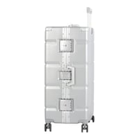 طقم حقائب سفر فاخرة من الألومنيوم - 3 قطع بتصميم ع...