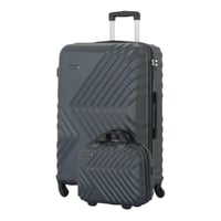 طقم شنط فايبر ABS مكون من 4 قطع يشمل حقيبة مكياج -...