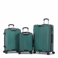 طقم حقائب سفر صلبة من 3 قطع - بكفرات دبل 360 درجة...