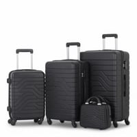 طقم حقائب سفر من 4 قطع - بكفرات دوارة360 درجة - وق...