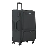 طقم شنط سفر قماش 3 قطع دبل كفرات هيكل ألمونيوم وسح...