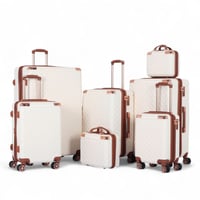 طقم شنط سفر دبش عرايس 7 قطع بسحاب متين - كفرات مزد...