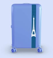 حقيبة سفر من | Bande a part | ضد الكسر - 4 عجلات م...