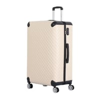 طقم حقائب سفر فاخرة ومحصنة - 5 قطع (3 ترولي + 2 حق...