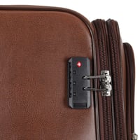 طقم حقائب سفر جلد PU فاخرة 4 قطع تصميم عملي وفخم ي...