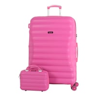 طقم حقائب سفر أنيق ومتين - 4 قطع من البولي بروبلين...