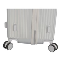 طقم حقائب سفر صلبه مكون من 3 قطع بكفرات دبل وحامل...