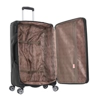 طقم حقائب سفر جلد 3 قطع بخامة جلد PU الفاخرة، تصمي...