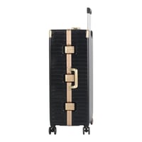 طقم حقائب سفر فاخرة من الألومنيوم - 3 قطع بتصميم ع...